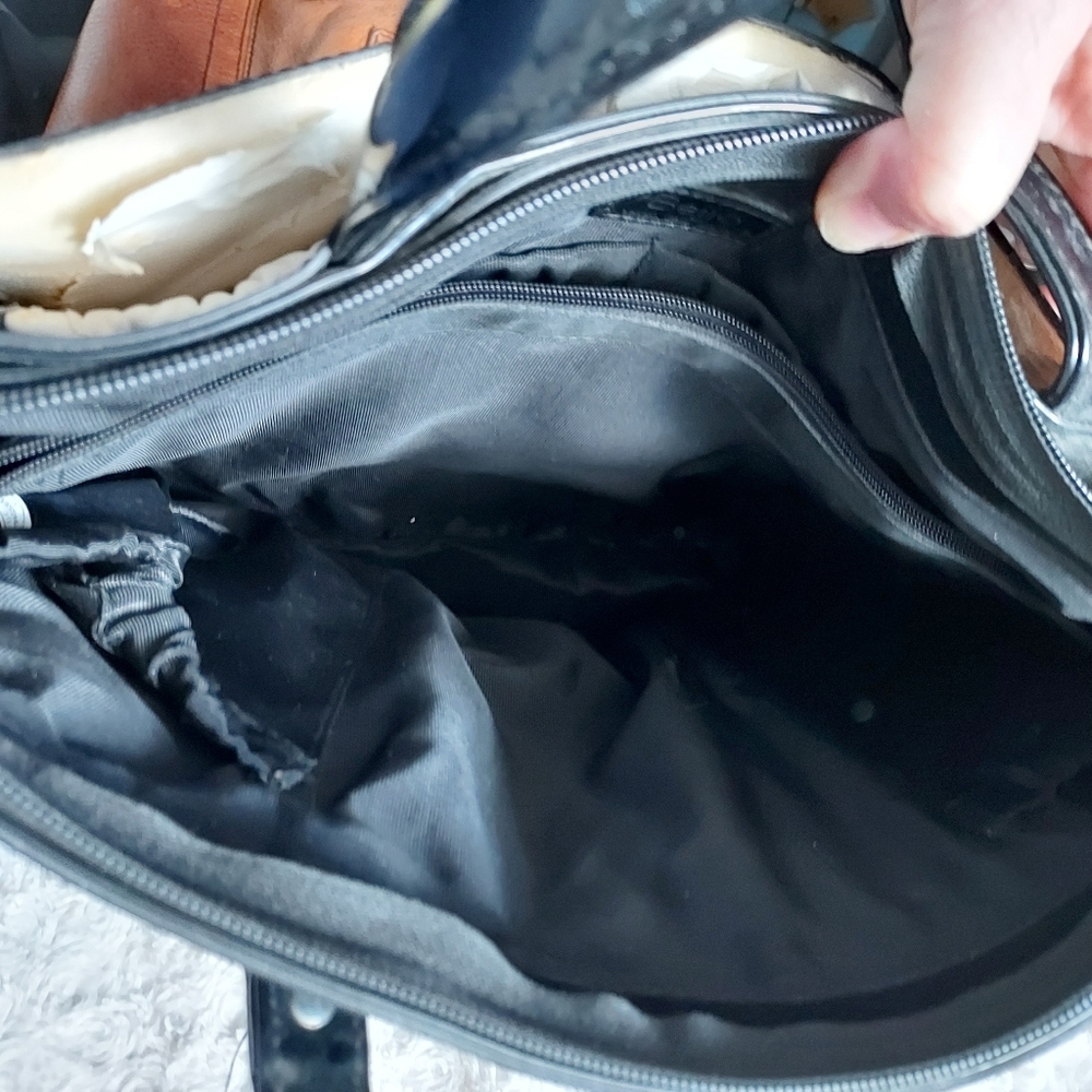 Beijo Rockin Mama Chic Black Studded Diaper Tote Bag Unique - Picture 6 of 15